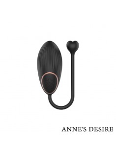 ANNE S DESIRE HUEVO CONTROL REMOTO TECNOLOGIA WATCHME NEGRO GOLD