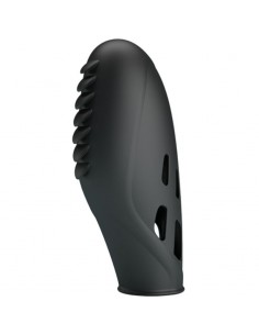 PRETTY LOVE GILO VIBRADOR DE DEDO SILICONA NEGRO