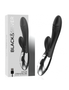 BLACKSILVER KALEB VIBRADOR RABBIT SILICON MILTI FUNCION