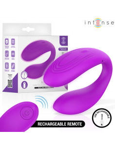 INTENSE NORA ESTIMULADOR DE PINZA CON VIBRACIAN MORADO